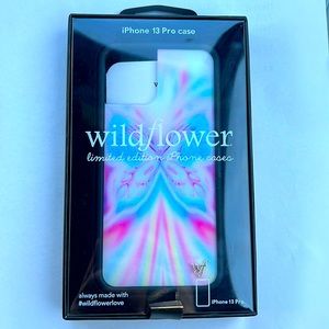 Wildflower iPhone 13 Pro Phone Case Butterfly Design